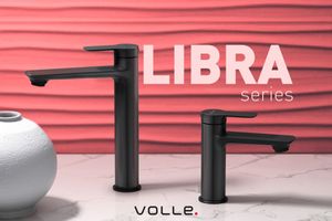 Черные смесители коллекции LIBRA от Volle фото