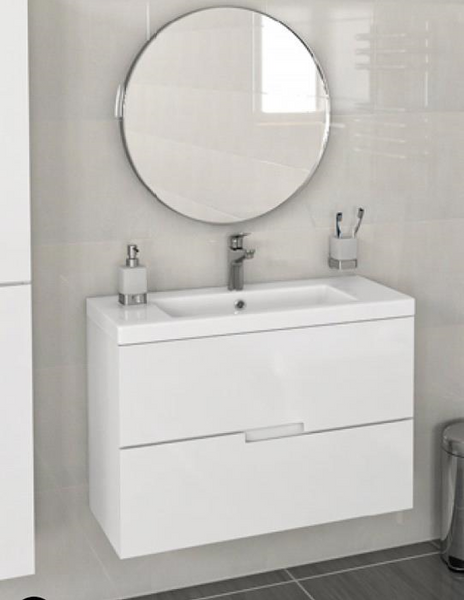 AIVA шафка з умивальником 60см для ванної кімнати, Volle 15-68-60 15-68-60 фото