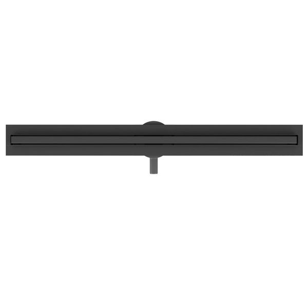 Черный Линейный трап душевой лоток 60см с тонкой решеткой, Volle 9046.210804 9046.210804 фото