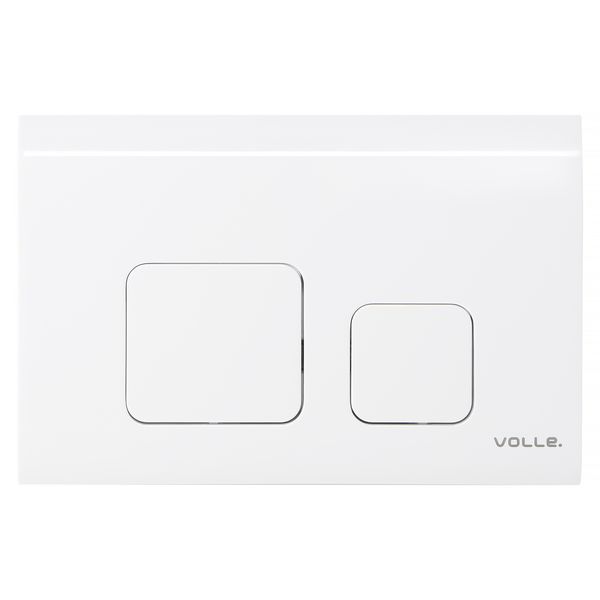 CUADRA EVO кнопка сливная клавиша белая soft-touch пластик, VOLLE 222114 222114 фото