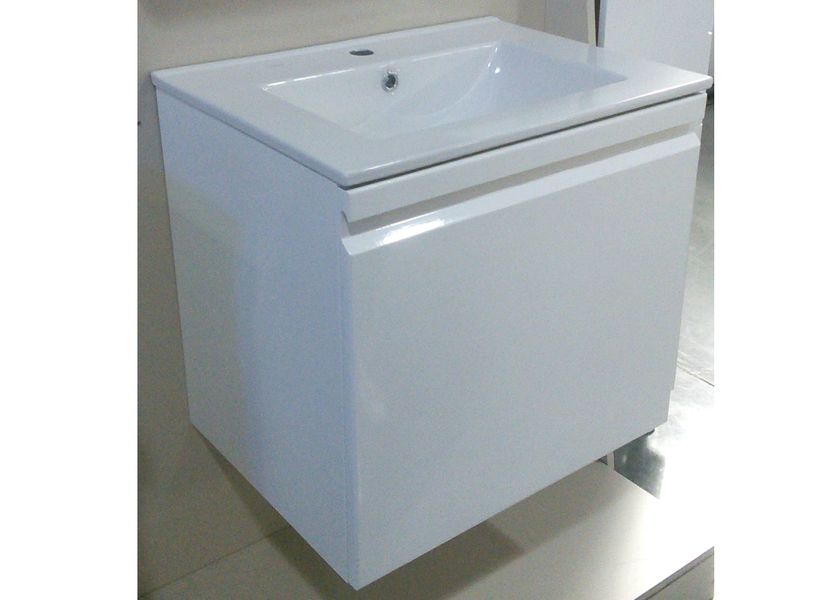 ORLANDO Тумба підвісна 60см шафка з умивальником в ванну кімнату, Volle 15-35-60 15-35-60 фото