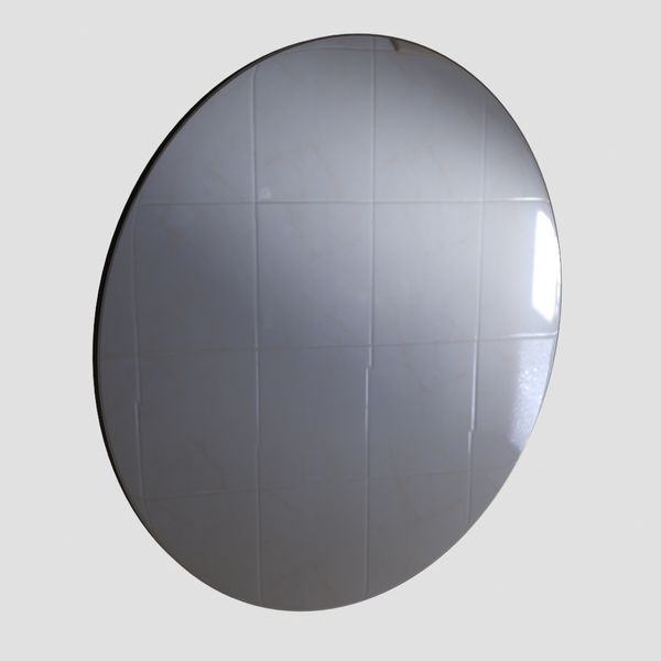 Зеркало круглое 60*60 см на стальной раме черного цвета Volle 16-06-905 16-06-905 фото