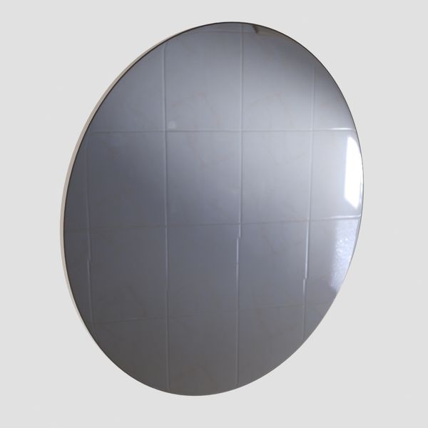 Дзеркало кругле 60*60 см на стальній рамі білого кольора Volle 16-06-916 16-06-916 фото