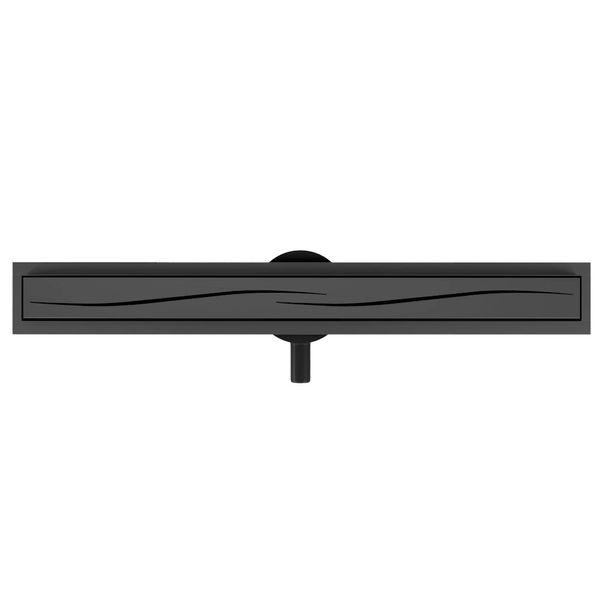 Черный Линейный трап душевой лоток 70см с решеткой, Volle 9046.210204 9046.210204 фото